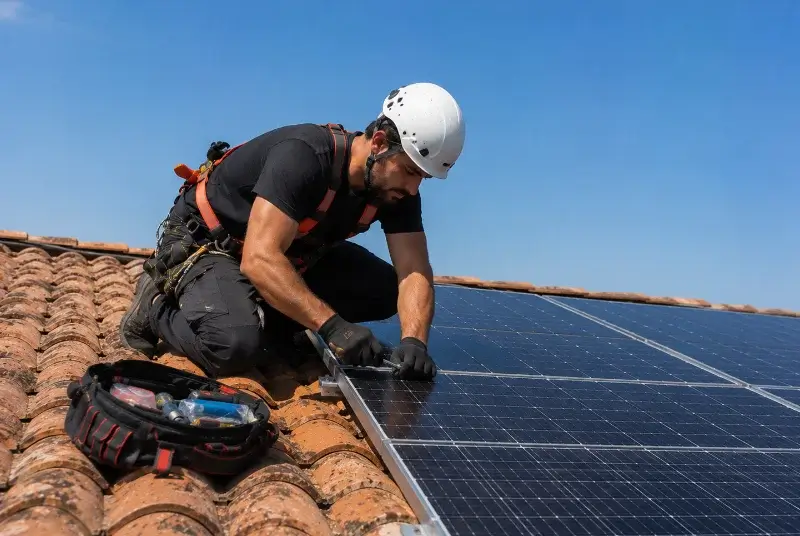 Maintenance et monitoring de panneaux solaires à Pissos